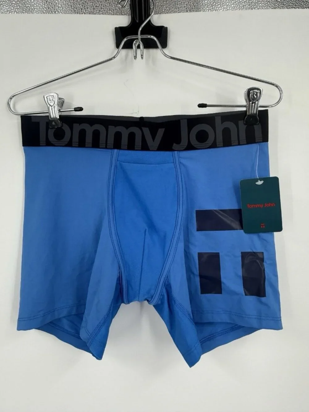 Men’s Tommy John 360 Sport Boxer Brief 4” Blue Size Medium